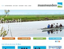 Tablet Screenshot of maasmeanders.nl